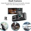 Dashcam Front Rear, 170° Wide Angle 1080p Full HD Dash Camera - Image 7