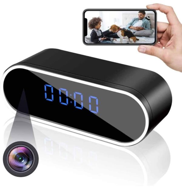 Alarm Clock HD WiFi Mini Camera